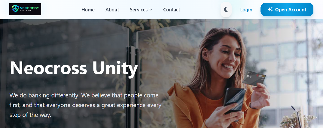 Screenshot of neocrossunity.com
