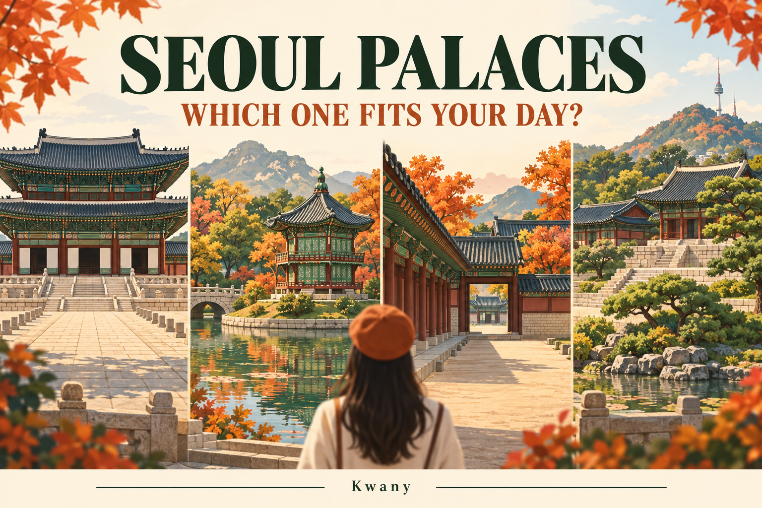 SEOUL PALACES / WHICH ONE FITS YOUR DAY?