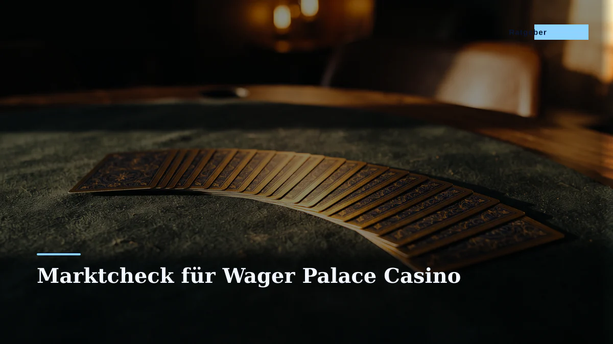 Marktcheck für Wager Palace Casino