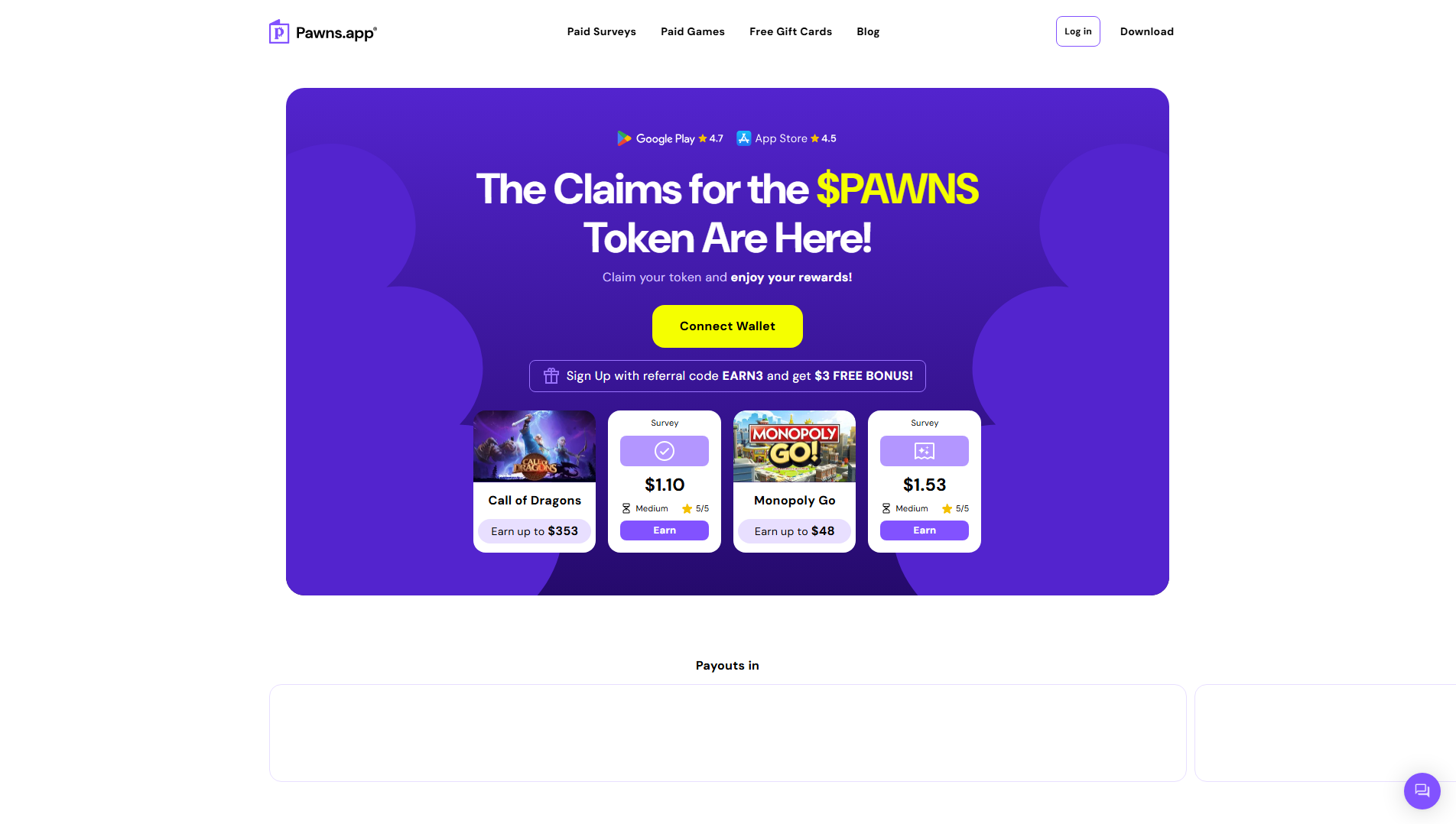 Stored capture of pawnsapp.live