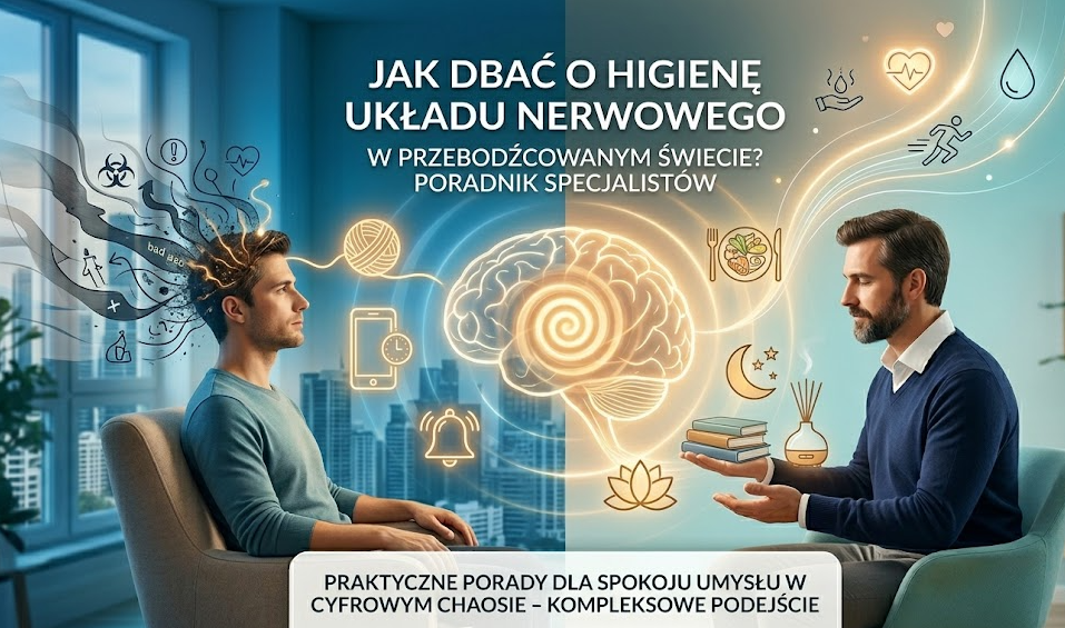 Jak dbać o higienę układu nerwowego w przebodźcowanym świecie? Poradnik specjalistów z naszego gabinetu
