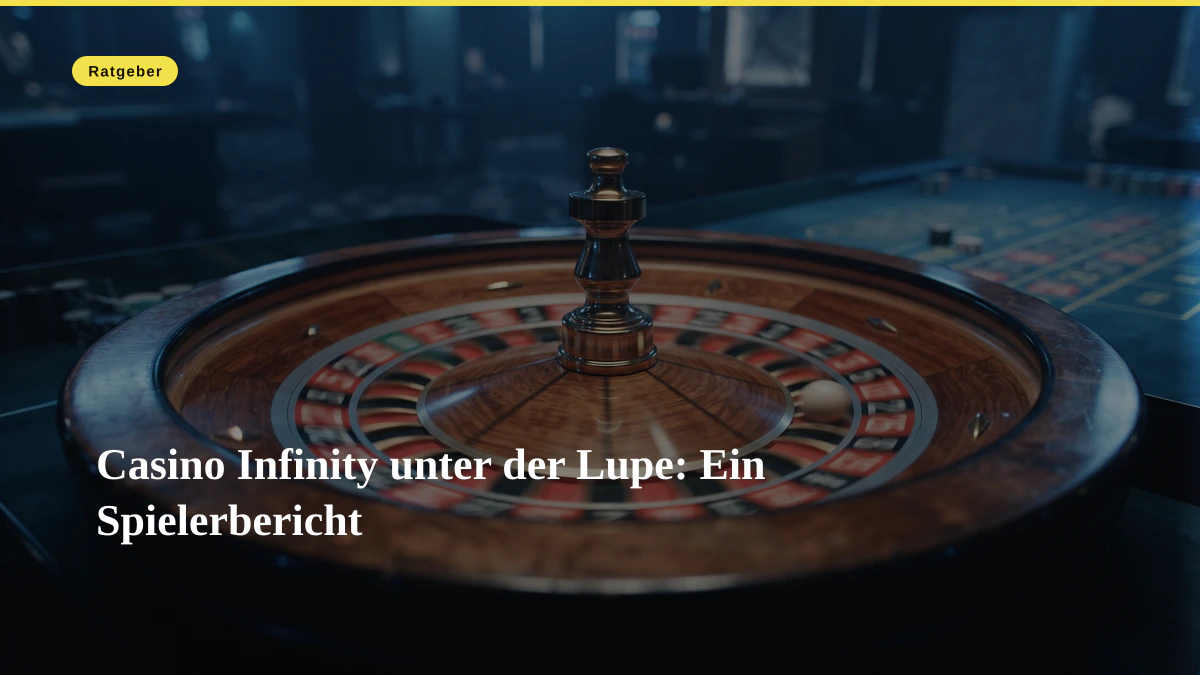 Casino Infinity unter der Lupe: Ein Spielerbericht