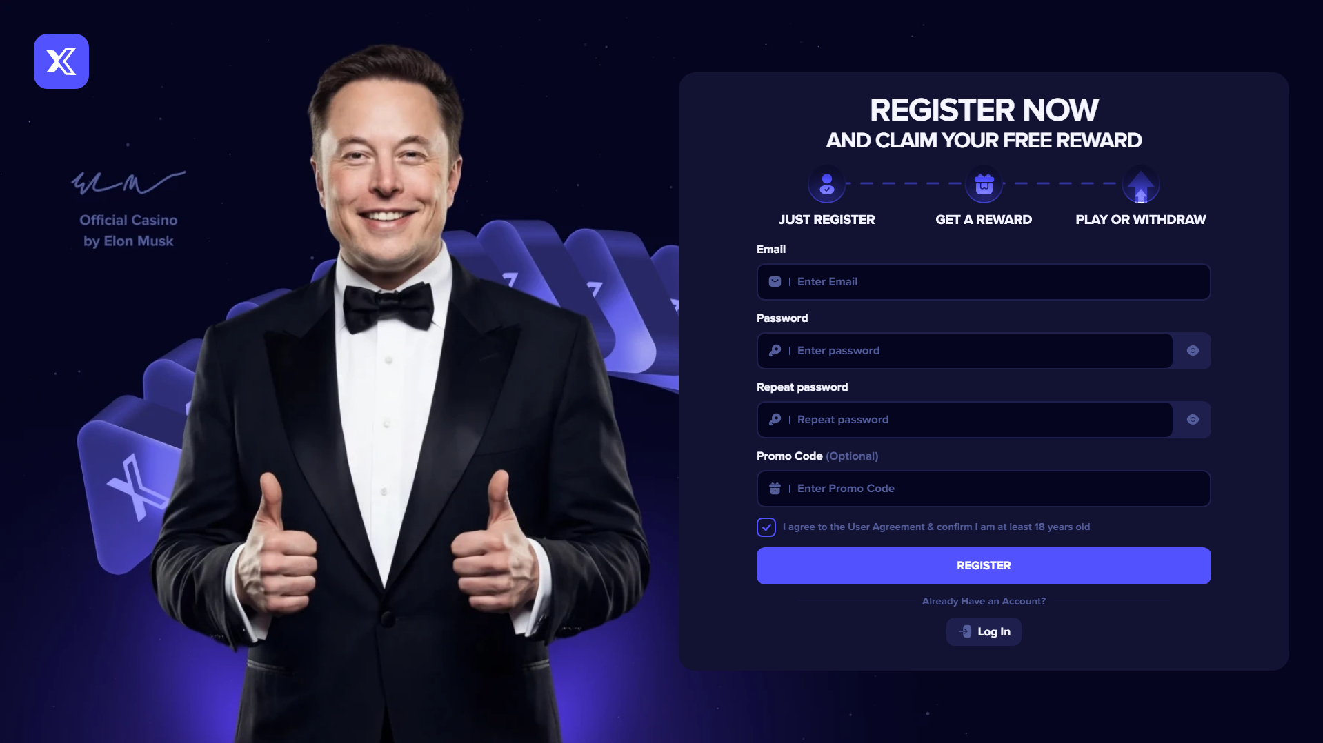 Forensic screenshot of [REDACTED] showing the phishing page layout