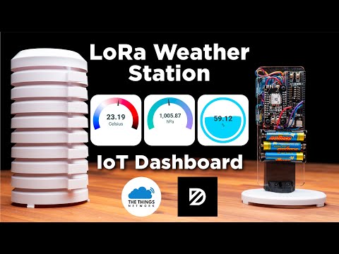 Weatherproof LoRa environmental monitor project