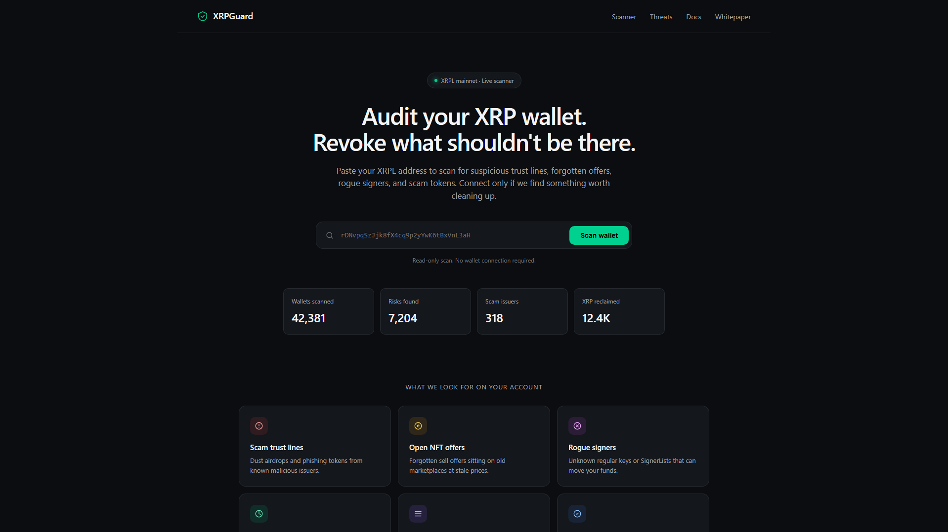 Forensic screenshot of [REDACTED] showing the phishing page layout