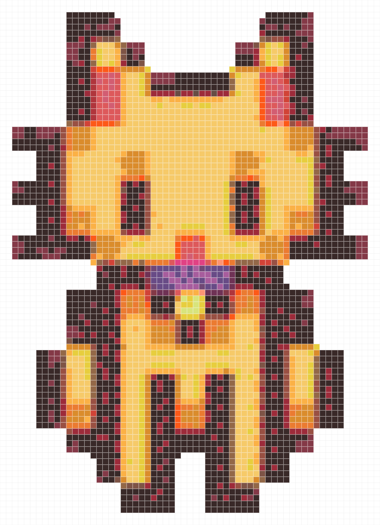 Kitty Perler Bead DIY Pattern 🐾