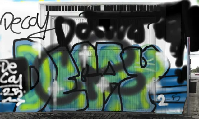 Graffiti artwork by DECAY