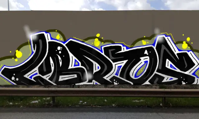 Graffiti artwork by LPBER