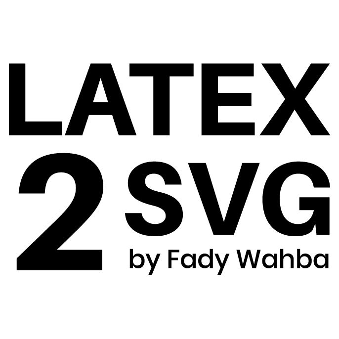 LaTeX2SVG Logo