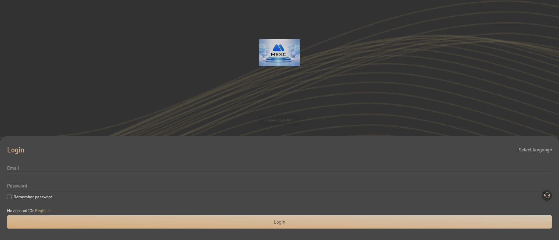 Forensic screenshot of mexctrade.icu showing the phishing page layout