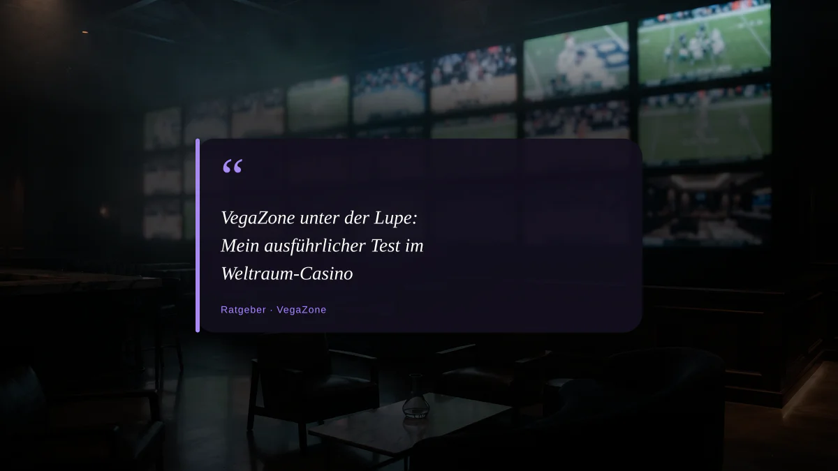 VegaZone unter der Lupe: Mein ausführlicher Test im Weltraum-Casino