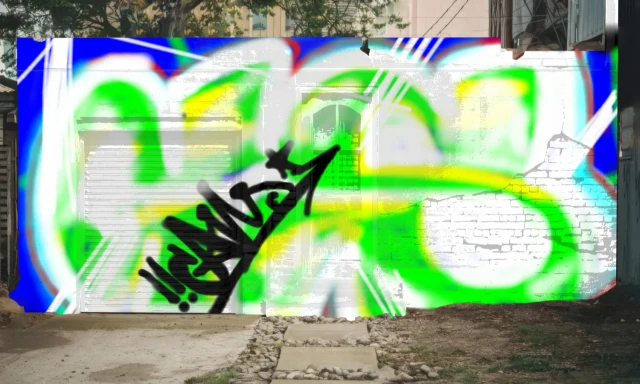 Graffiti artwork by CANS