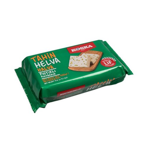 KOSKA PISTACHIO HALVA 500GR*12PCS