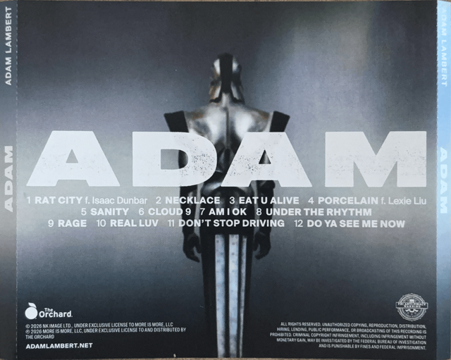 Adam Lambert ADAM official CD inlay 2.png