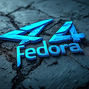blue Fedora 44 wallpaper AI 2