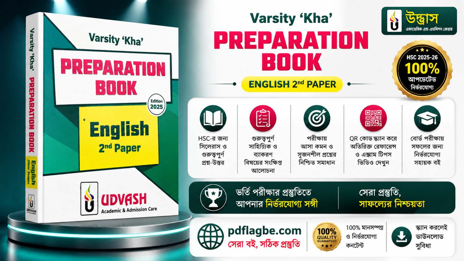 খ ইউনিট ইংলিশ ২য় প্রস্তুতি ব‌ই PDF