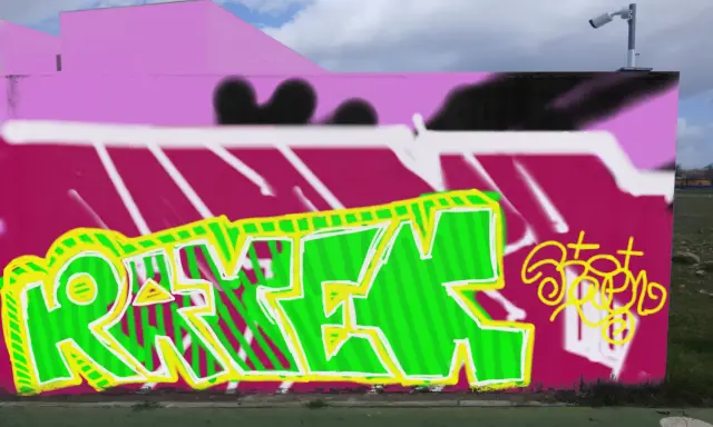Graffiti artwork by Ksksksskk