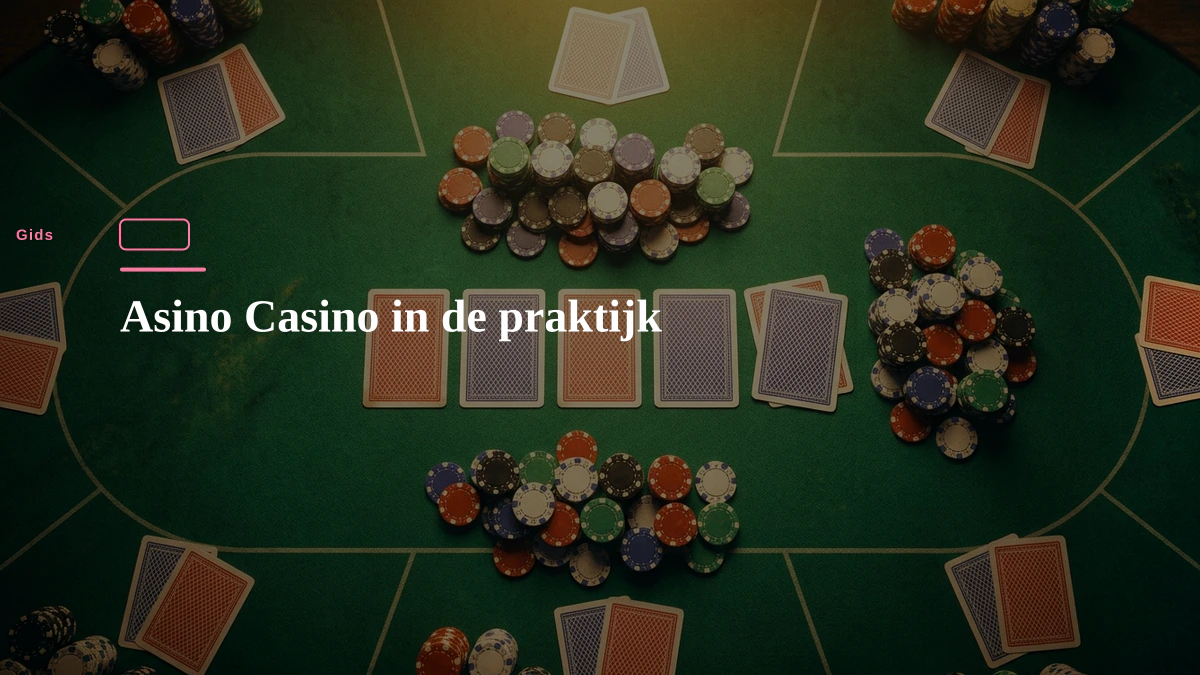 Asino Casino in de praktijk