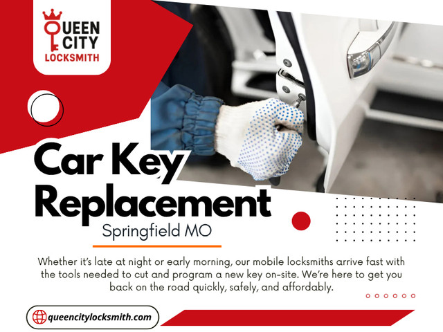 With dependable experts like Queen City Locksmith, Springfield homeowners have a reliable partner ready to respond to any emergency — day or night. Whether it’s Car Key Replacement Springfield MO, Emergency Locksmith Service Springfield MO, or advanced lock installation, these professionals ensure your safety always comes first.

Official Websie: https://queencitylocksmith.com/services/emergency-locksmith

Queen City Locksmith 
Phone: (417) 441-3007

Read Our Blogs:

https://tinyurl.com/27okqfqy
https://tinyurl.com/28wpu5xj
https://tinyurl.com/2alloyll

More Links:

https://tinyurl.com/23t8celw
https://tinyurl.com/2xw7esqc
https://tinyurl.com/2xpc38jk