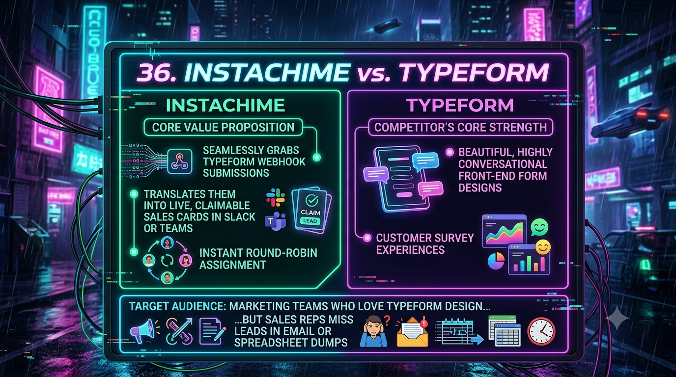 InstaChime vs. Typeform: Comparing Lead Routing & Alert Workflows cover image