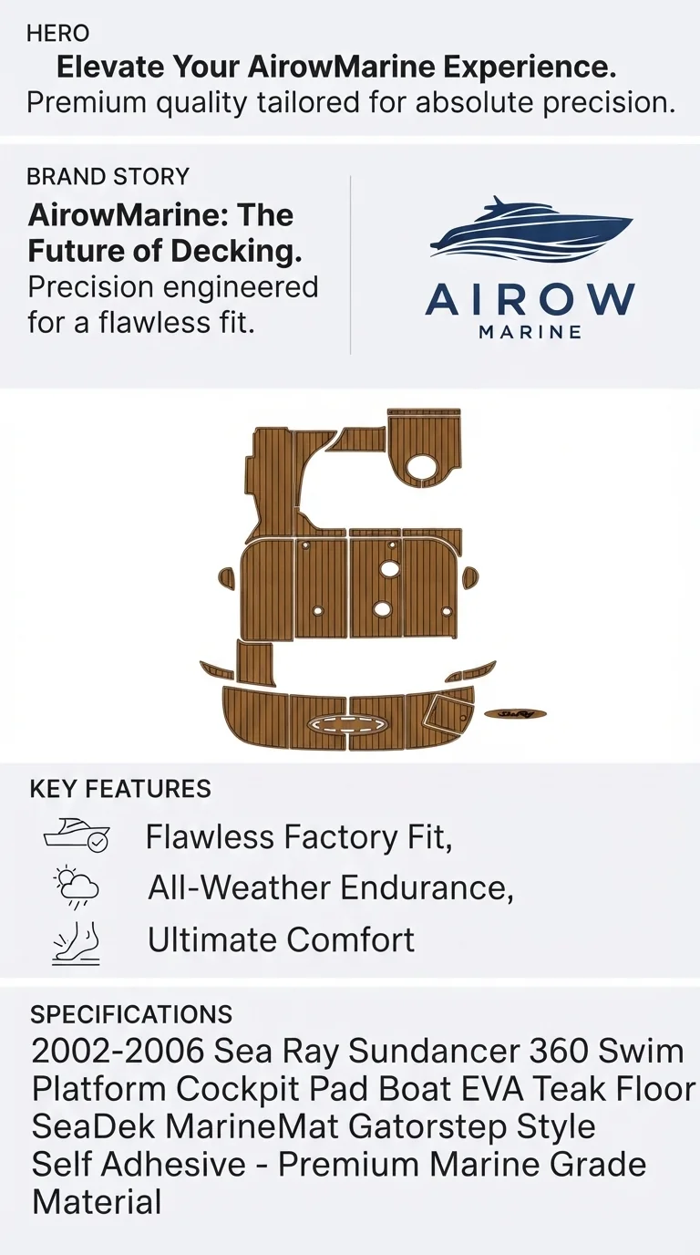 eva-foam-teak-decking-2002-2006-sea-ray-sundancer-360-swim-platform-cockpit-pad detail