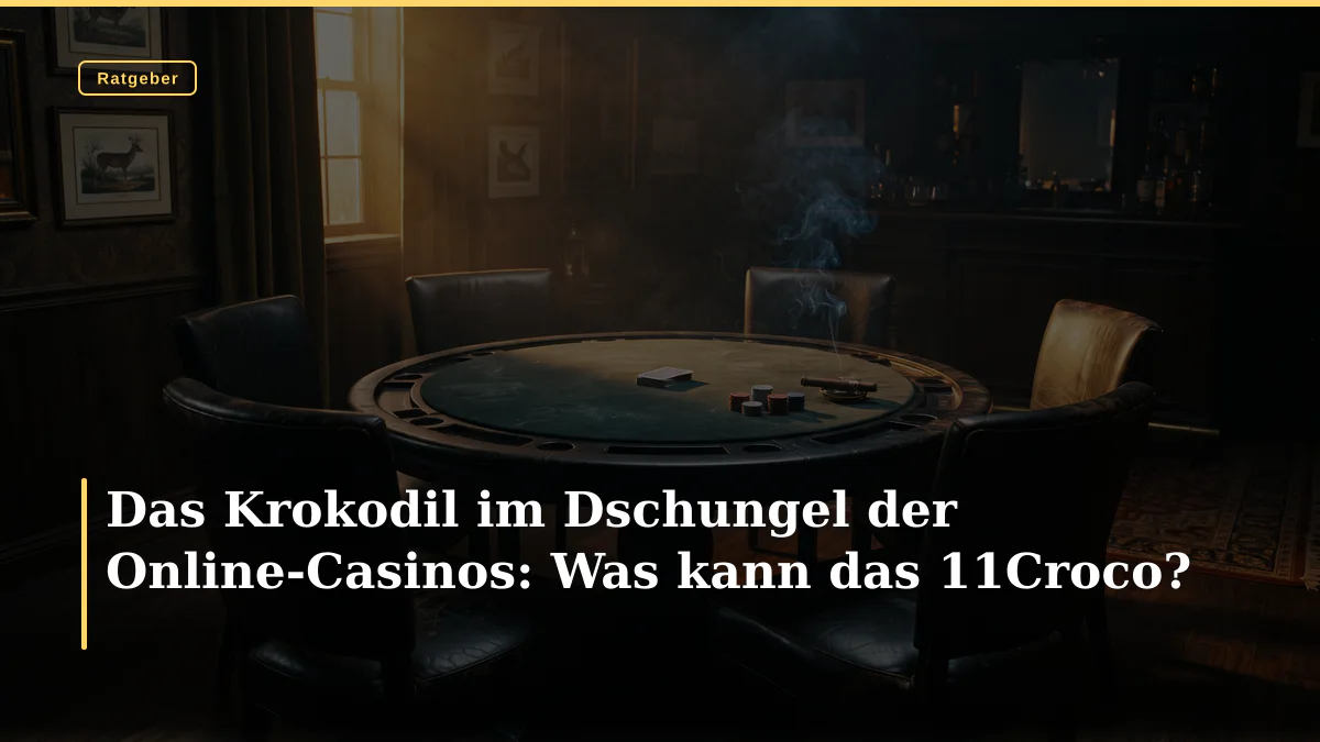 Das Krokodil im Dschungel der Online-Casinos: Was kann das 11Croco?