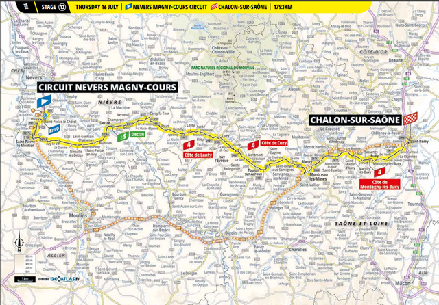 Stage 12 route