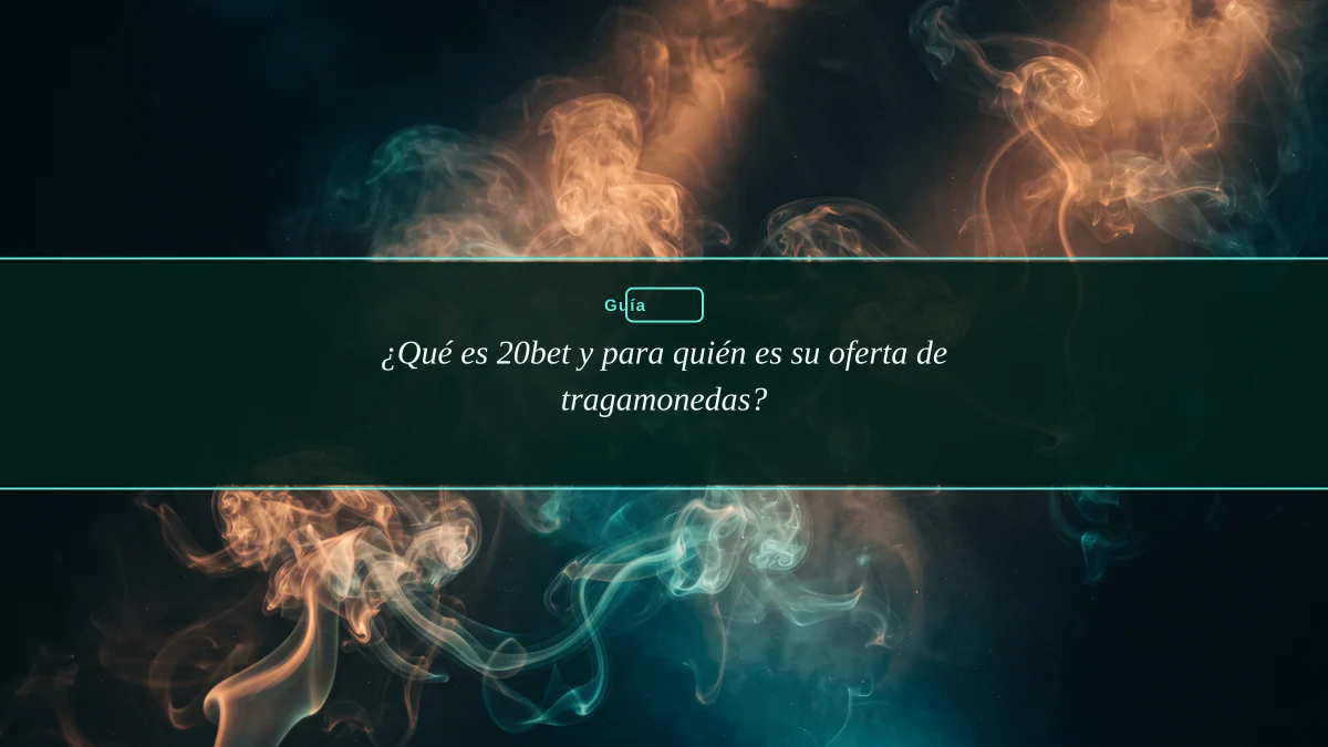 ¿Qué es 20bet y para quién es su oferta de tragamonedas?