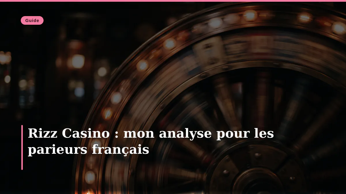 Rizz Casino : mon analyse pour les parieurs français