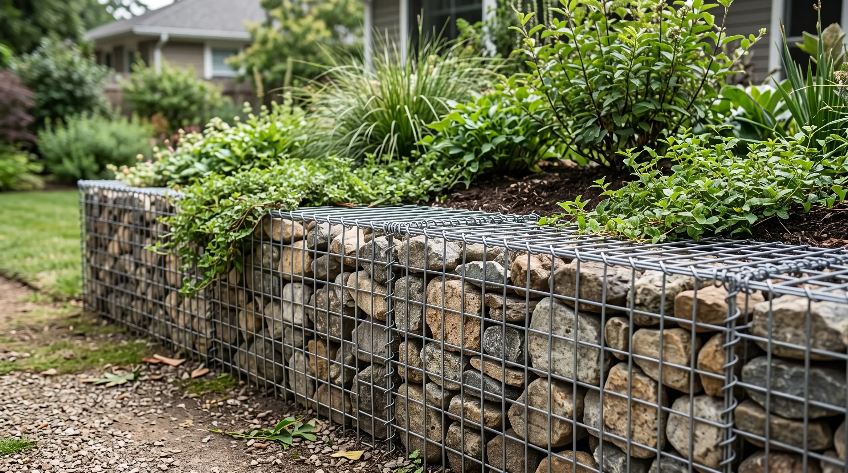 Gabion Wall Retaining Structures