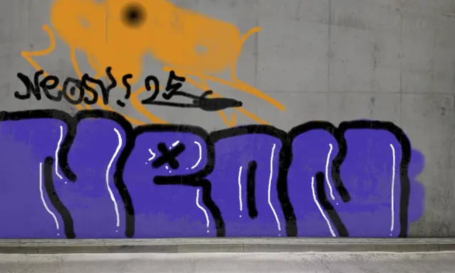 Graffiti artwork by neonone