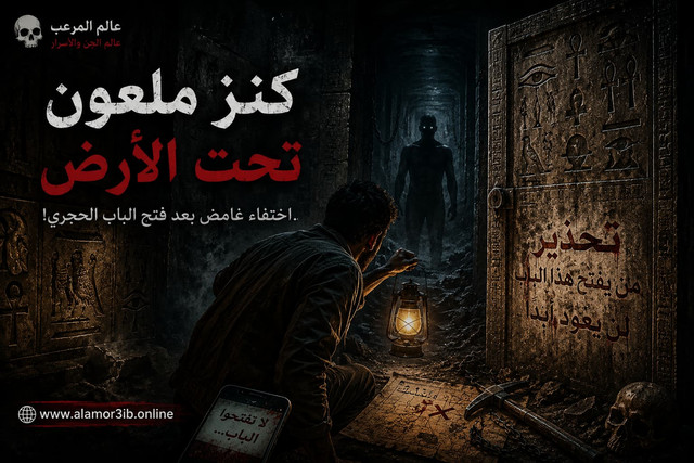 باب حجري فرعوني ملعون - رموز قديمة