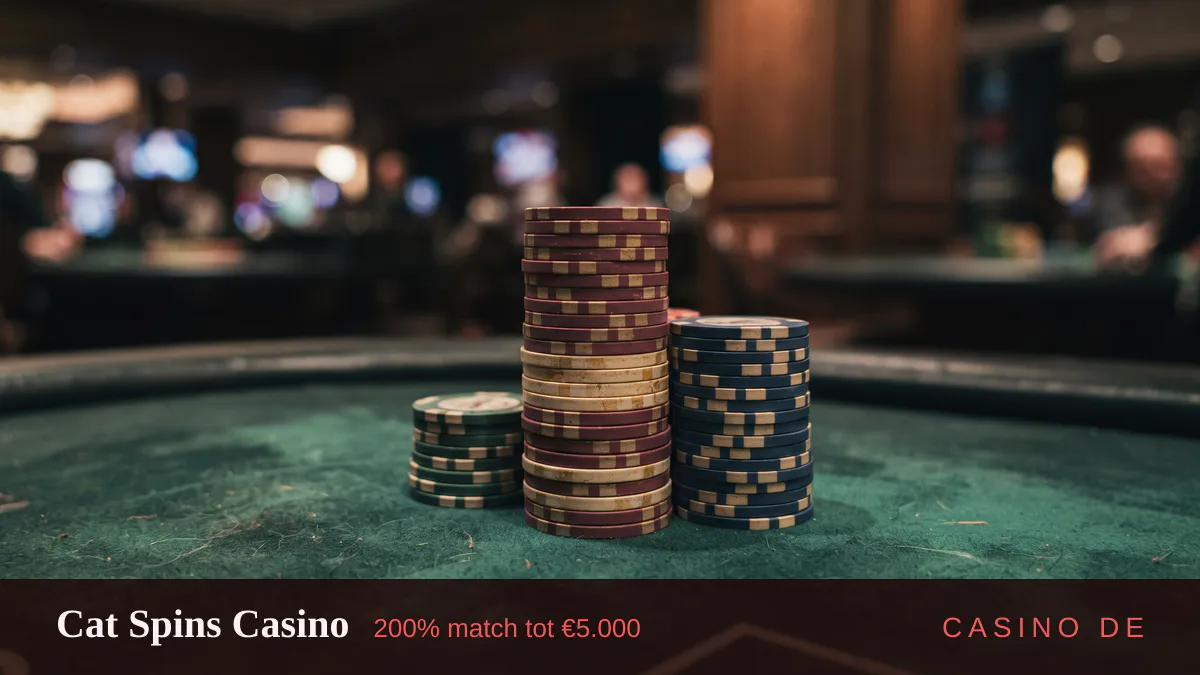 Cat Spins Casino — Willkommensbonus 200% match tot €5.000 + 50 FS, Zahlungen: Visa, Mastercard, Skrill, Neteller, Paysafecard