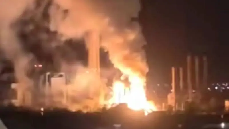 Incendiu la centrala electrică CET București Vest