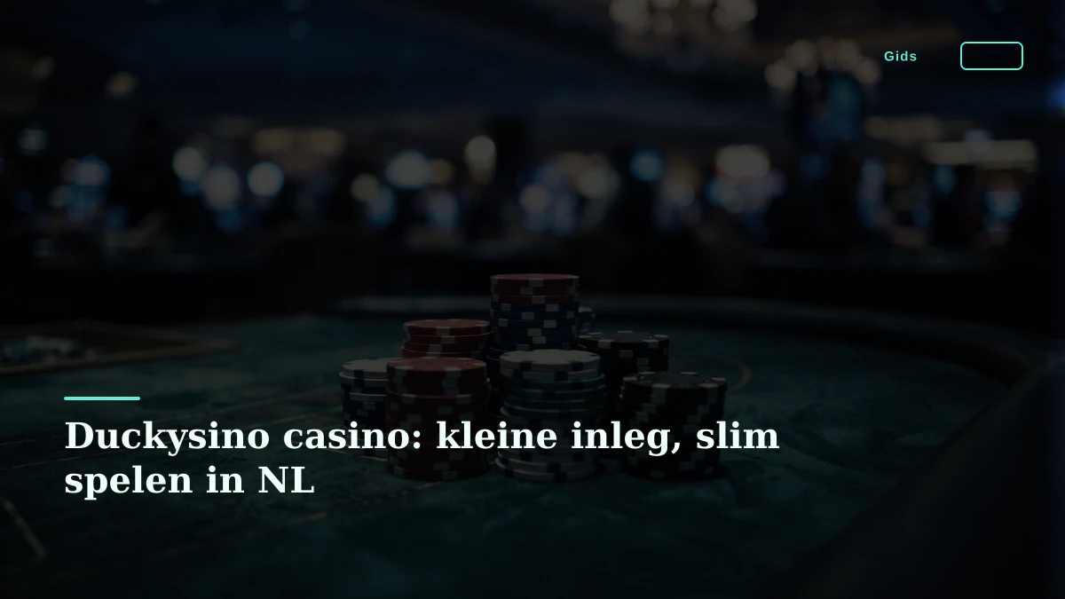 Duckysino casino: kleine inleg, slim spelen in NL