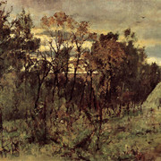 Осенний вечер Домотканово 1886