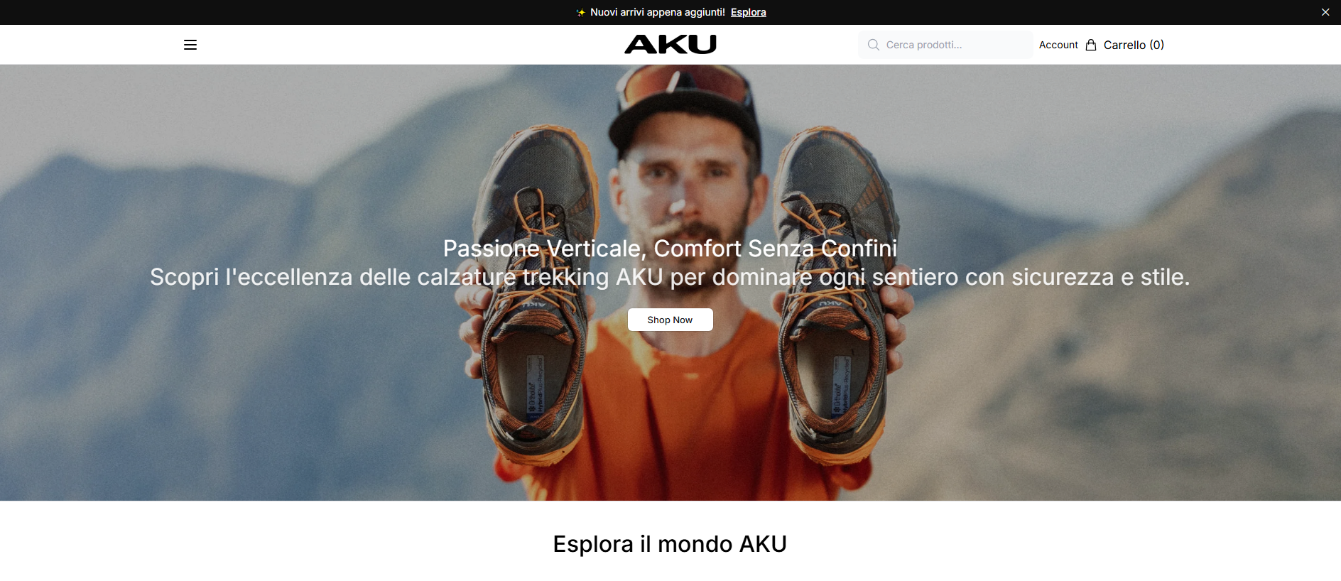 Stored capture of akuoutdoors.shop