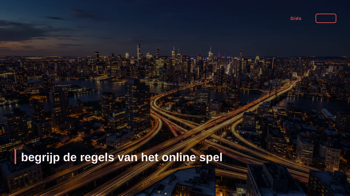 begrijp de regels van het online spel