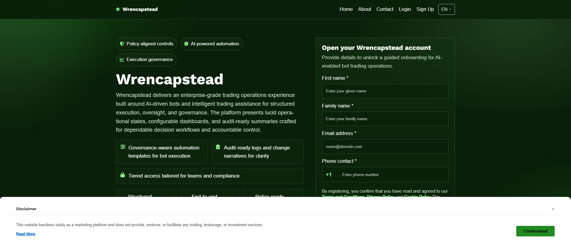 Stored capture of wrencapstead.shop
