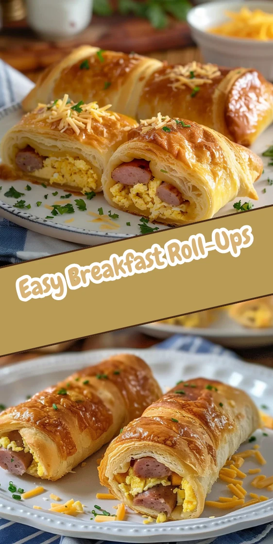 Easy Sausage Egg Breakfast Roll-Ups for Busy Mornings