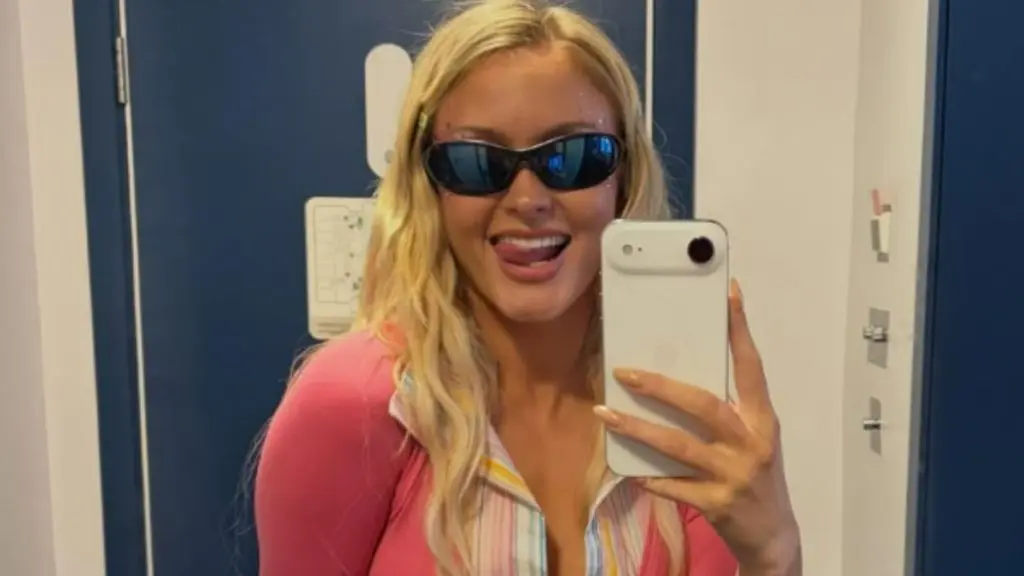 Zara Larsson Steals the Show in Floral Bikini Top