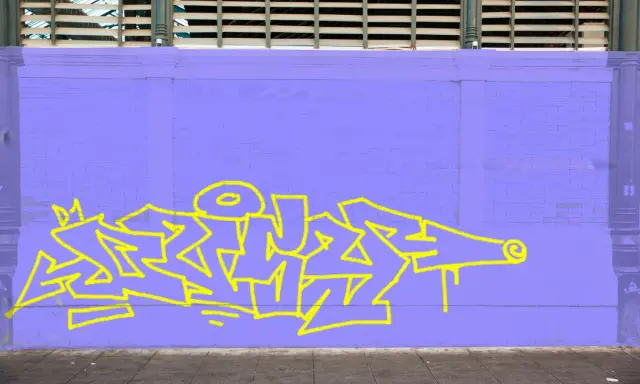 Graffiti artwork by H812