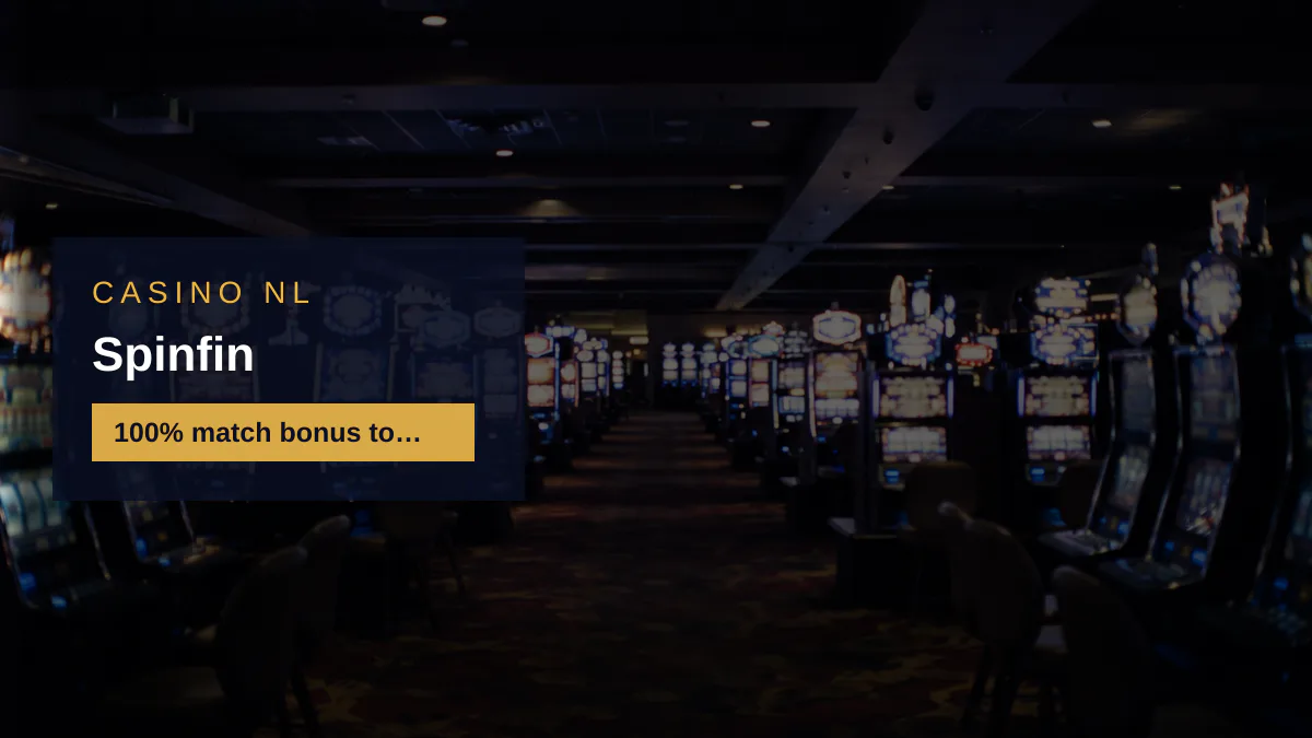 Spinfin casino — welkomstbonus 100% match bonus tot €2.000 + 150 FS, betalingen: Visa, Mastercard, Skrill, Neteller, Paysafecard