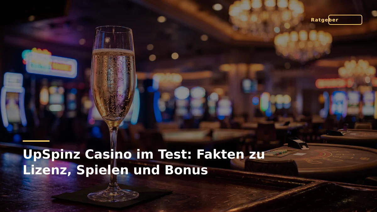 UpSpinz Casino im Test: Fakten zu Lizenz, Spielen und Bonus