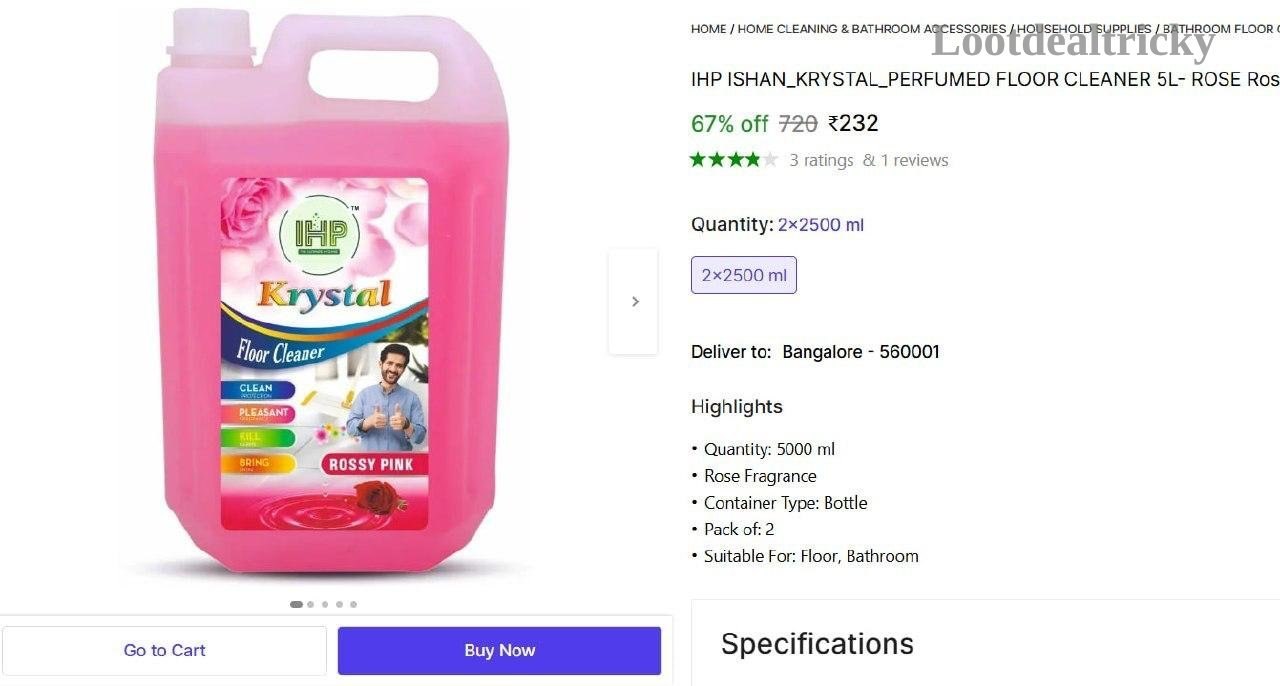 Floor Cleaner 5l Offer Image