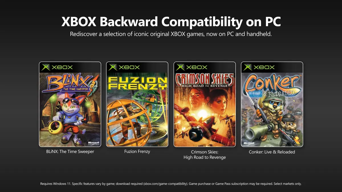 Microsoft Brings Original Xbox Games to PC