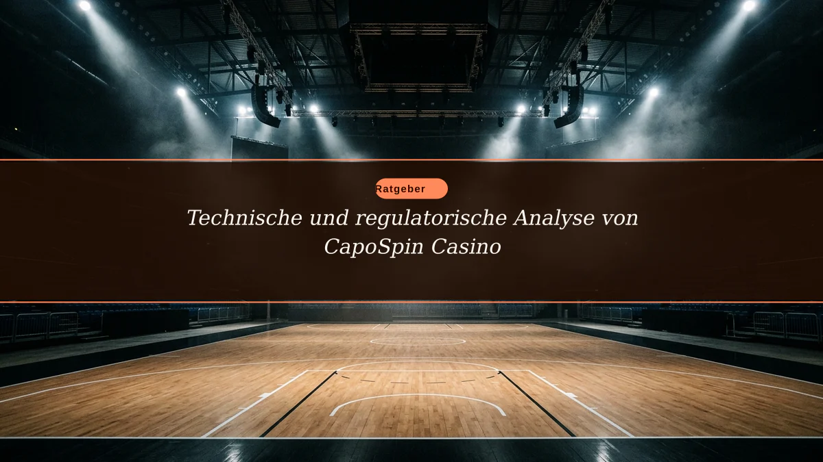 Technische und regulatorische Analyse von CapoSpin Casino