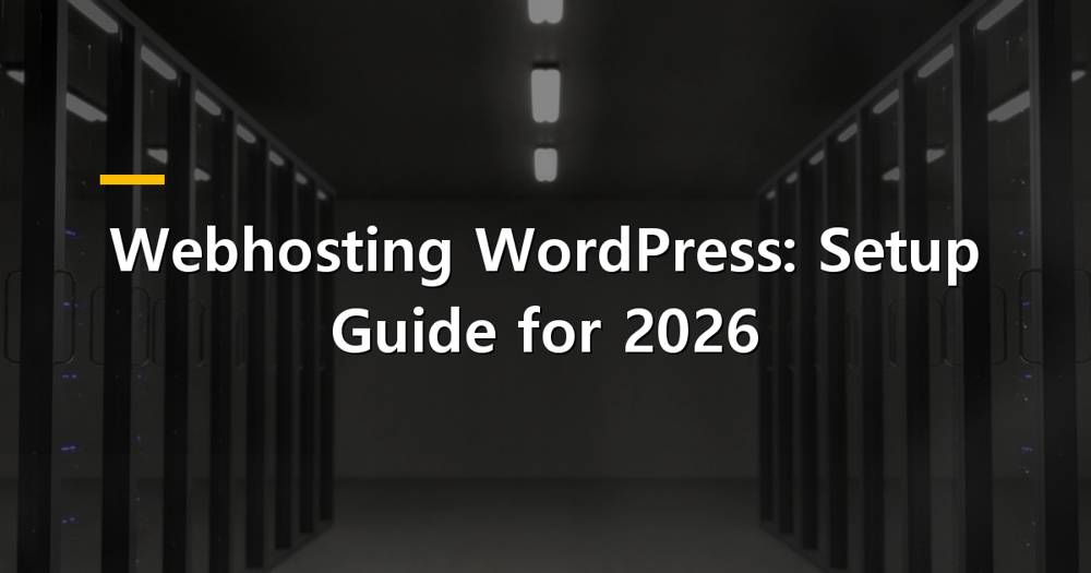 WordPress installation on web hosting