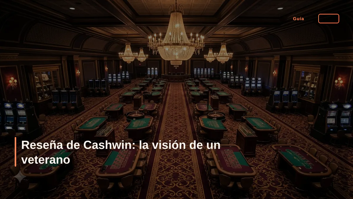 Reseña de Cashwin: la visión de un veterano