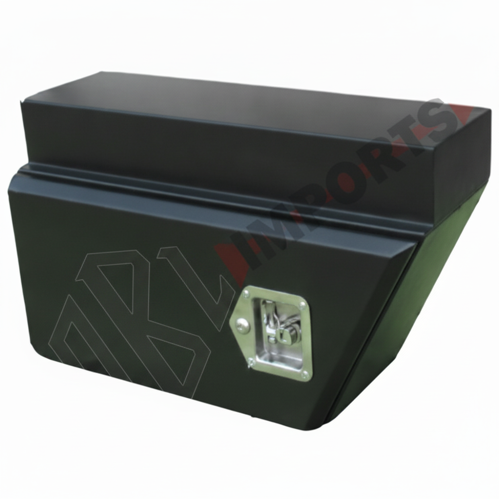 Steel Toolbox, 660x410x260mm, Black Finish